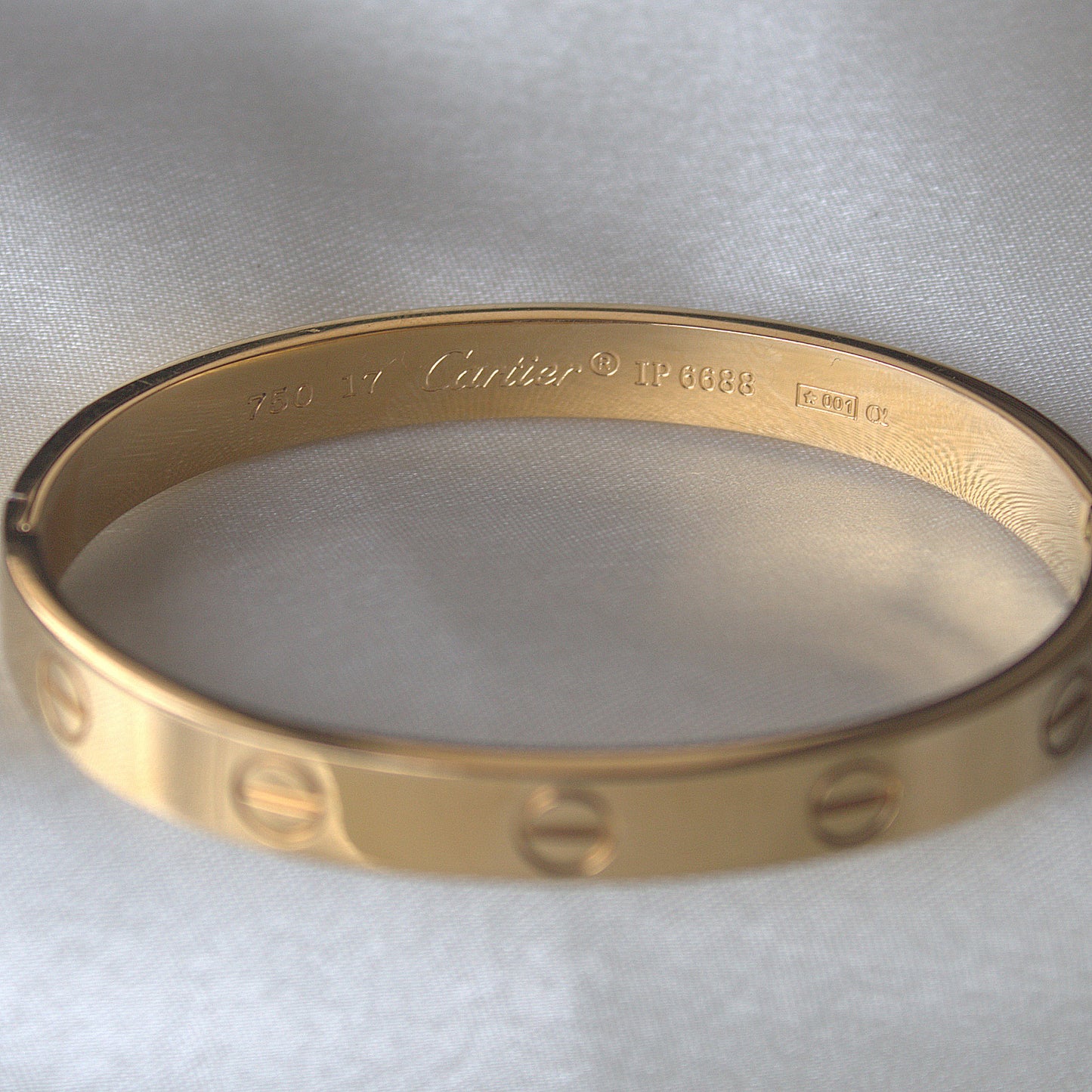 SCREW BRACELET 18K GOLD PLATED